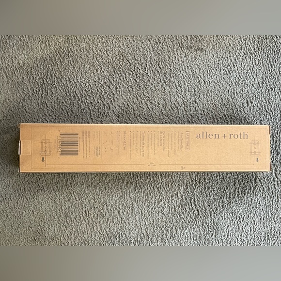 NIB 18” BRUSHED BRONZE TOWEL BAR. Allen + Roth. - Picture 6 of 7